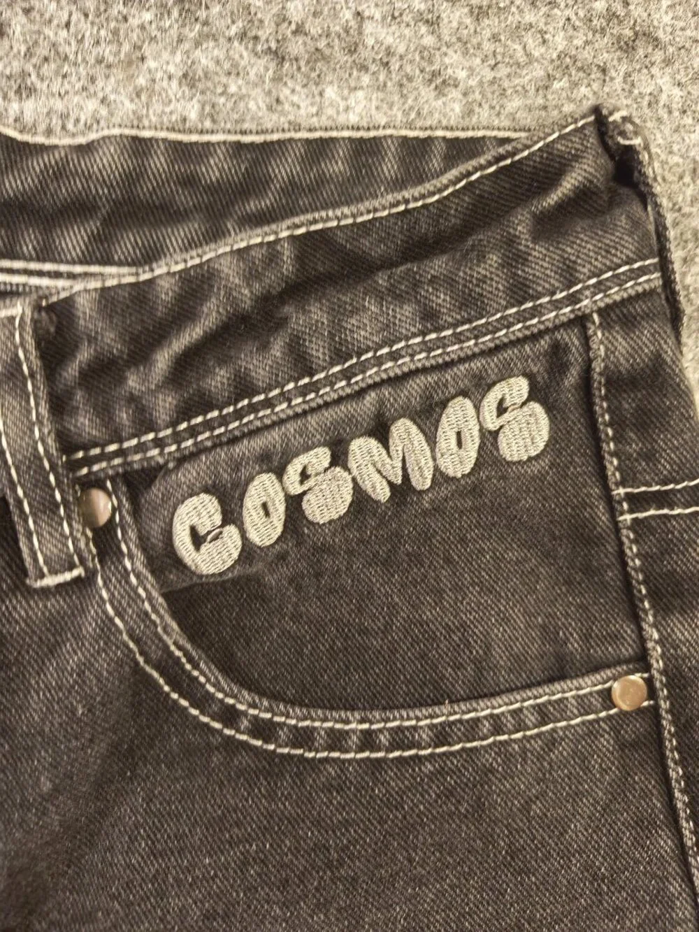 COSMOS / DEAD OR ALIVE Graphic Jeans – Men’s 30 – Black Denim